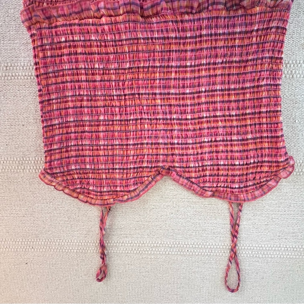 Koko and Mason Pink Plaid Spaghetti Strap Dress - Picture 11 of 14